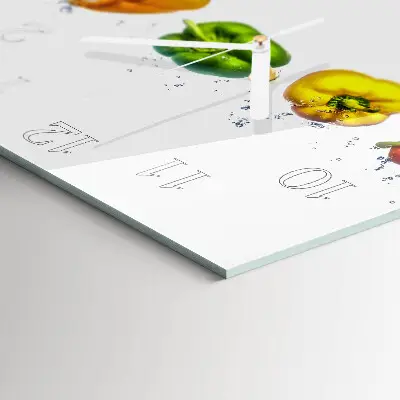 Stakleni četvrtasti sat Papar