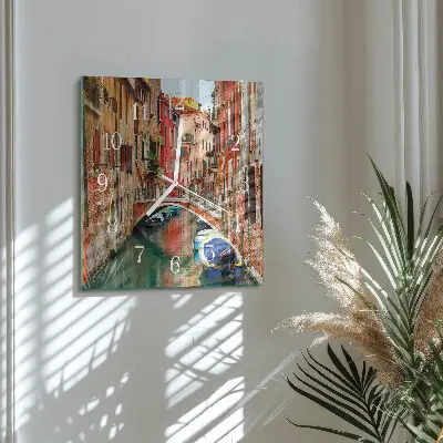 Stakleni četvrtasti sat Venecija