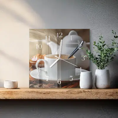 Stakleni četvrtasti sat Krigla