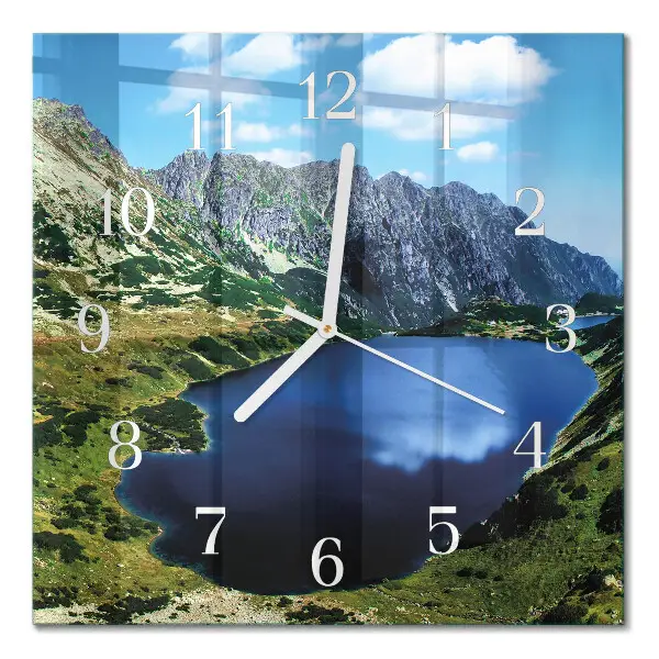 Stakleni četvrtasti sat Morskie Oko