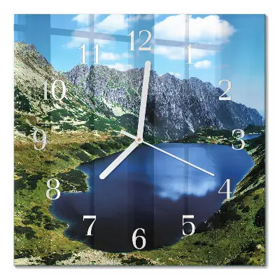 Stakleni četvrtasti sat Morskie Oko