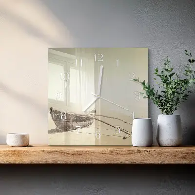 Stakleni četvrtasti sat Lodž