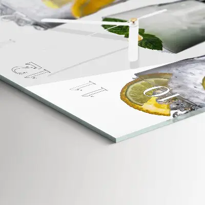 Stakleni četvrtasti sat Citrus