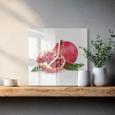 Stakleni četvrtasti sat Granata