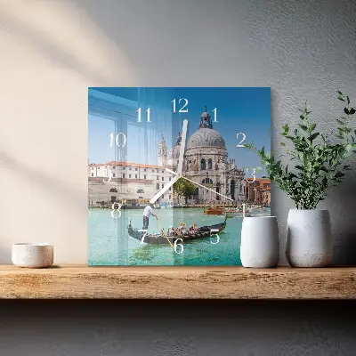 Stakleni četvrtasti sat Venecija