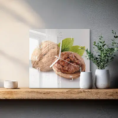 Stakleni četvrtasti sat Orah