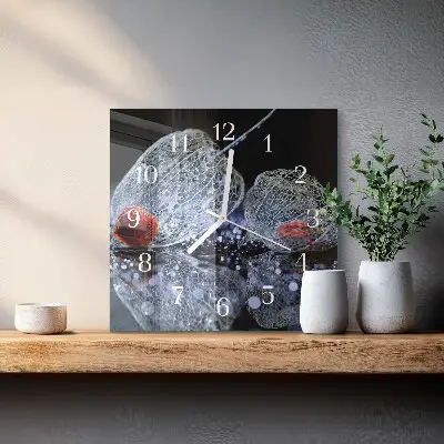 Stakleni četvrtasti sat Komad