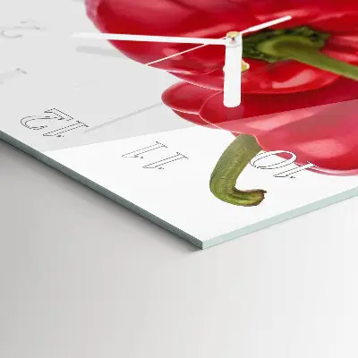 Stakleni četvrtasti sat Papar