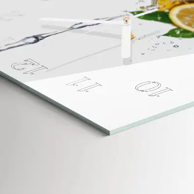 Stakleni četvrtasti sat Limuni