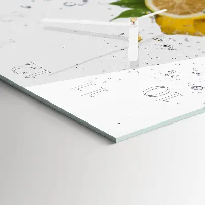 Stakleni četvrtasti sat Limuni