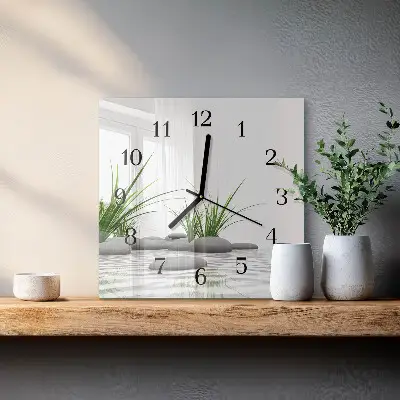 Kvadratni zidni sat Kamenje