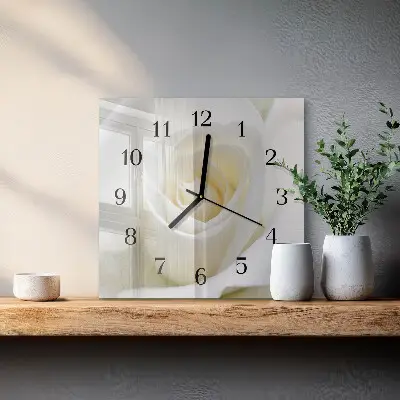 Stakleni sat Bijela ruža