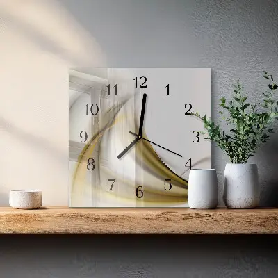 Kvadratni zidni sat Apstraktne linije