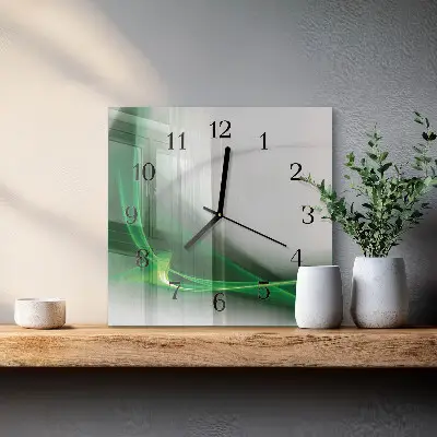 Kvadratni zidni sat Apstraktne linije