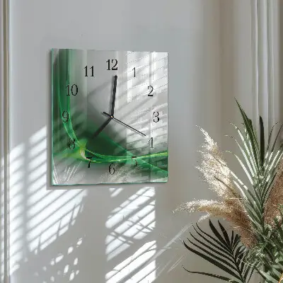 Kvadratni zidni sat Apstraktne linije