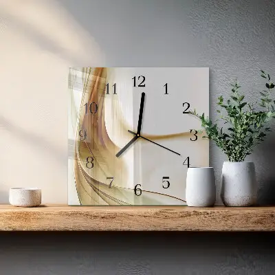 Kvadratni zidni sat Apstrakcija