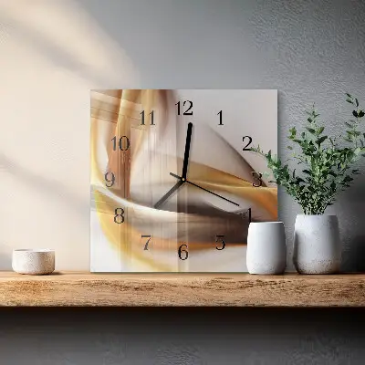 Kvadratni zidni sat Apstrakcija