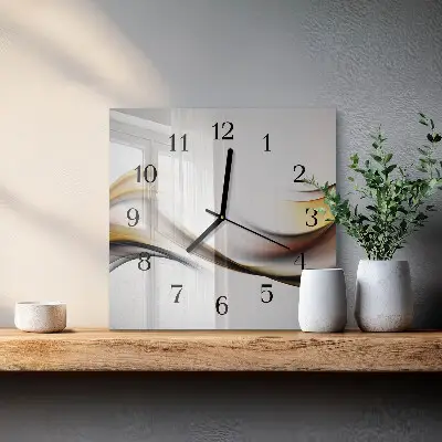 Kvadratni zidni sat Apstrakcija