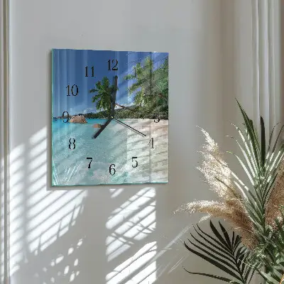 Kvadratni zidni sat Plaža