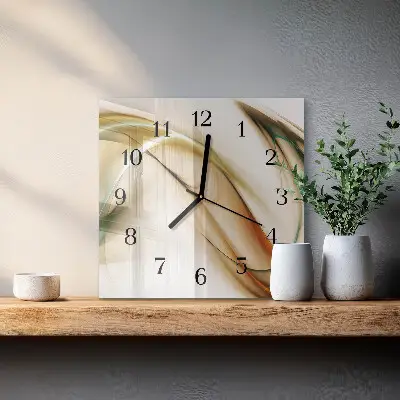 Kvadratni zidni sat Apstrakcija