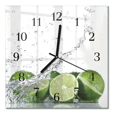 Kvadratni zidni sat Lime