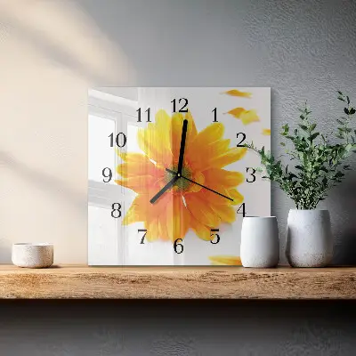 Kvadratni zidni sat Cvijet