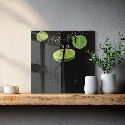 Kvadratni zidni sat Lime
