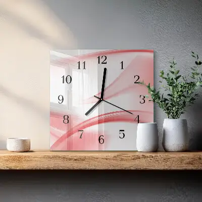 Kvadratni zidni sat Apstraktna umjetnost