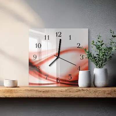 Kvadratni zidni sat Apstraktne linije