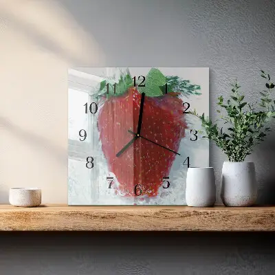 Kvadratni zidni sat Jagoda