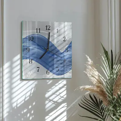 Kvadratni zidni sat Apstraktne linije