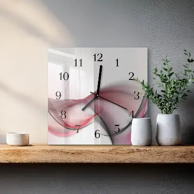 Kvadratni zidni sat Apstraktna umjetnost
