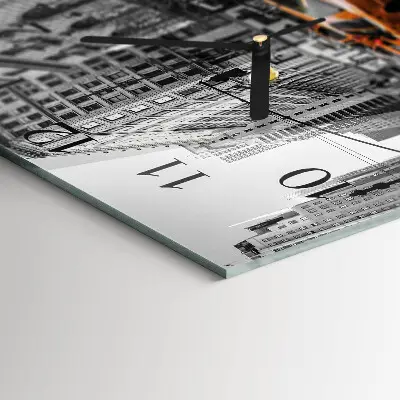 Kvadratni zidni sat Taksi u New Yorku