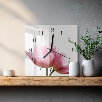 Stakleni sat Tulipani