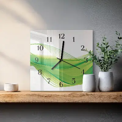 Kvadratni zidni sat Apstraktne linije