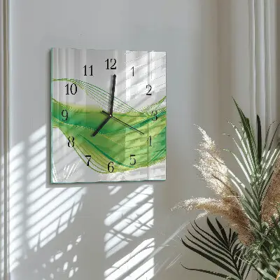 Kvadratni zidni sat Apstraktne linije