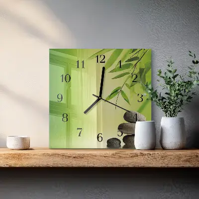 Stakleni sat Bambusovo kamenje