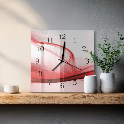 Kvadratni zidni sat Apstraktne linije