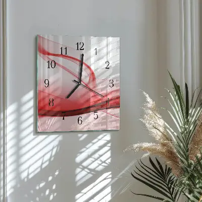 Kvadratni zidni sat Apstraktne linije