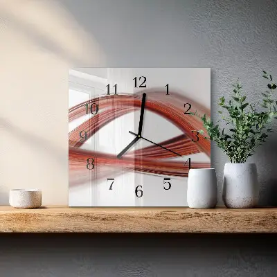 Kvadratni zidni sat Apstraktne linije