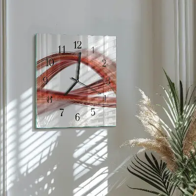 Kvadratni zidni sat Apstraktne linije