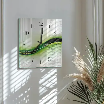 Kvadratni zidni sat Apstraktne linije