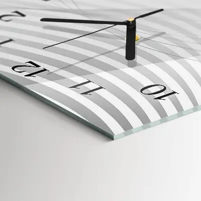 Kvadratni zidni sat Apstraktne linije