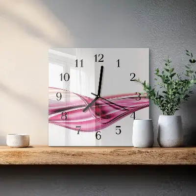 Kvadratni zidni sat Apstraktne linije
