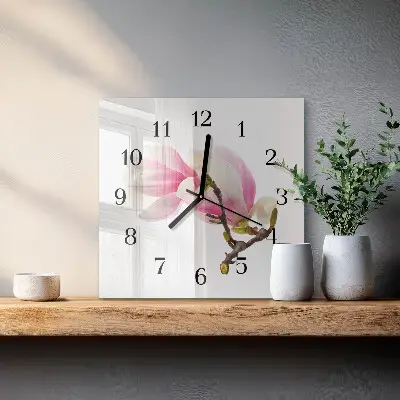 Stakleni sat Cvijet magnolije
