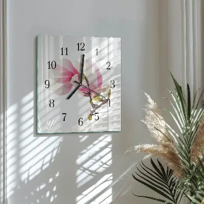 Stakleni sat Cvijet magnolije