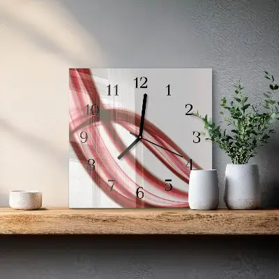 Kvadratni zidni sat Apstraktne linije
