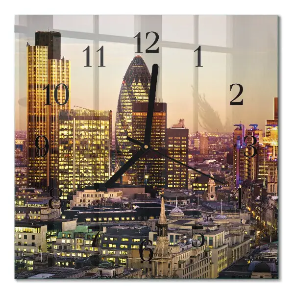 Kvadratni zidni sat London