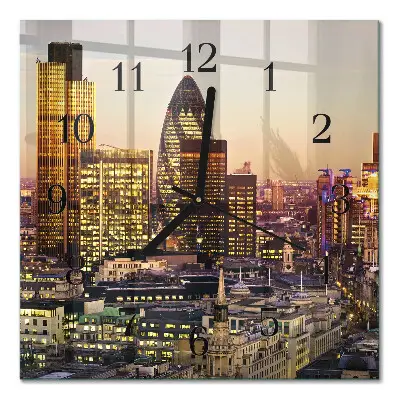 Kvadratni zidni sat London
