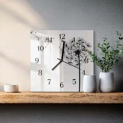 Kvadratni zidni sat Maslačak